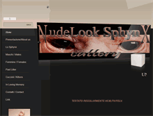 Tablet Screenshot of nudelooksphynx.com